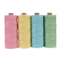 High Quality Twisted Macrame Cord 3mm Naturally Soft Cotton Rope for Wall Hanging